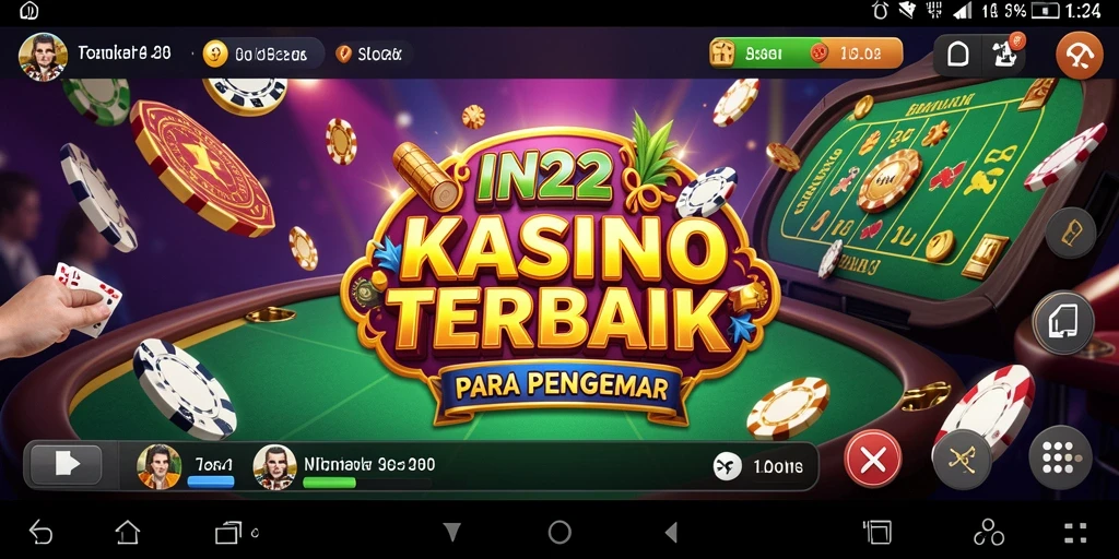 Tampilan gameplay Kasino yang menarik dan menegangkan di IN22.