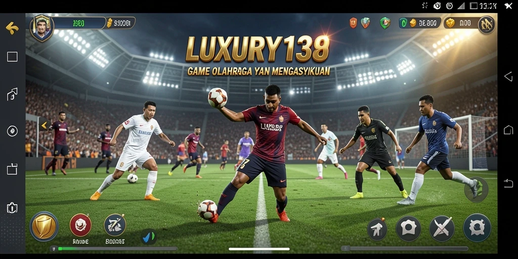 Screenshot gameplay LUXURY138 yang menampilkan aksi olahraga seru.