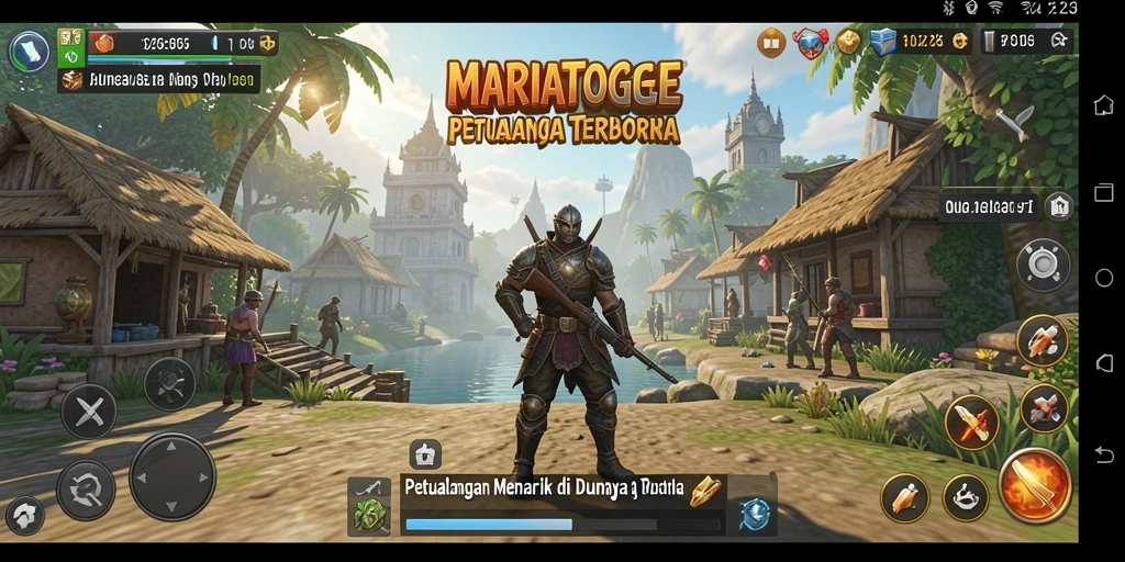 Gameplay menarik MARIATOGEL di dunia Open World.