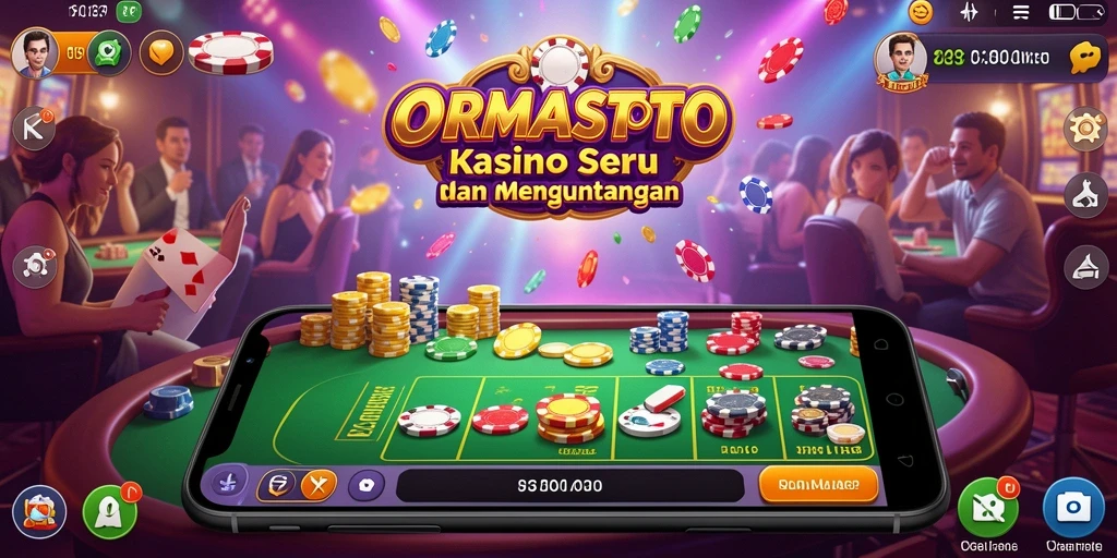 Tampilan gameplay ORMASTOTO yang menarik dan menghibur.
