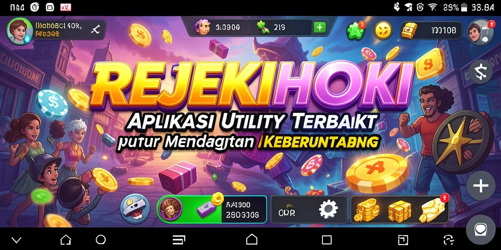 Tampilan aplikasi REJEKIHOKI yang menarik dan mudah digunakan.