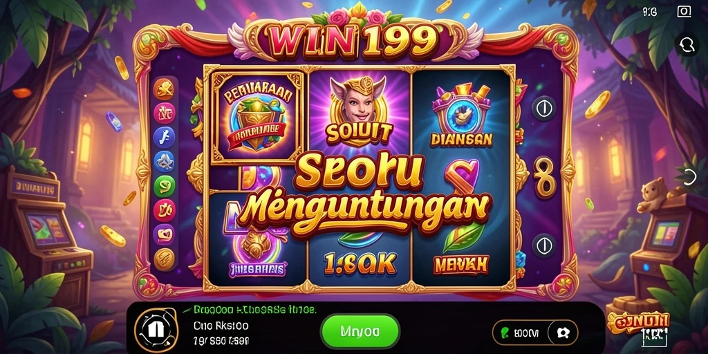 Tampilan gameplay slot yang menarik dan penuh warna dari WIN199.